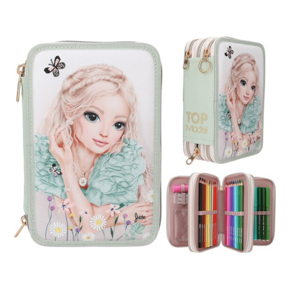 Topmodel 3-vaks Etui Gevuld Summer Feeling Mint