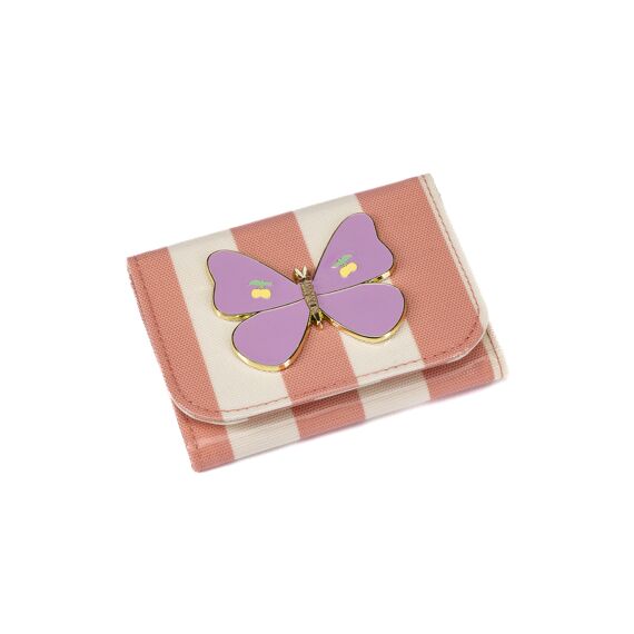 Jeune Premier Portefeuille Wallet Butterfly Stripe