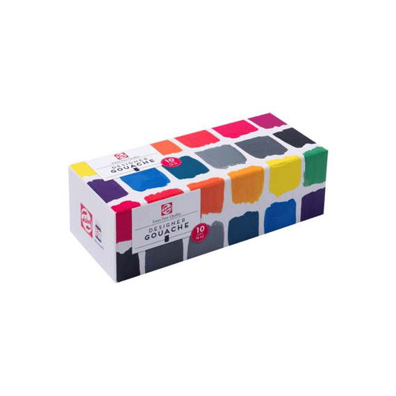 Talens Plakkaatverf Set 10 Fles 16ml Extra Fine Quality
