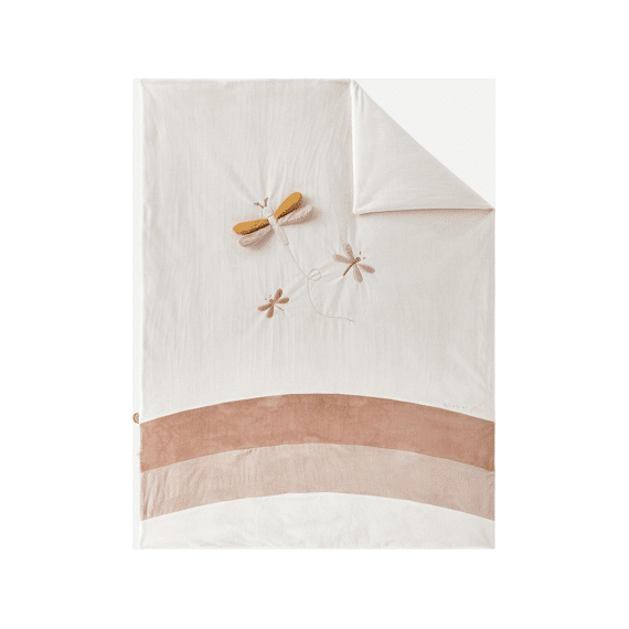 Noukies Popsie, Gigi & Deken Bed Velours 100x140cm Louli