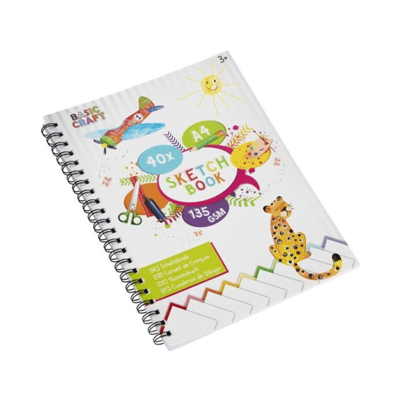 Tekenboek A4 40st