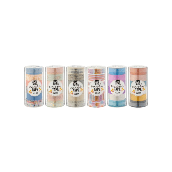 Inpaklint in tube 6st Assortiment