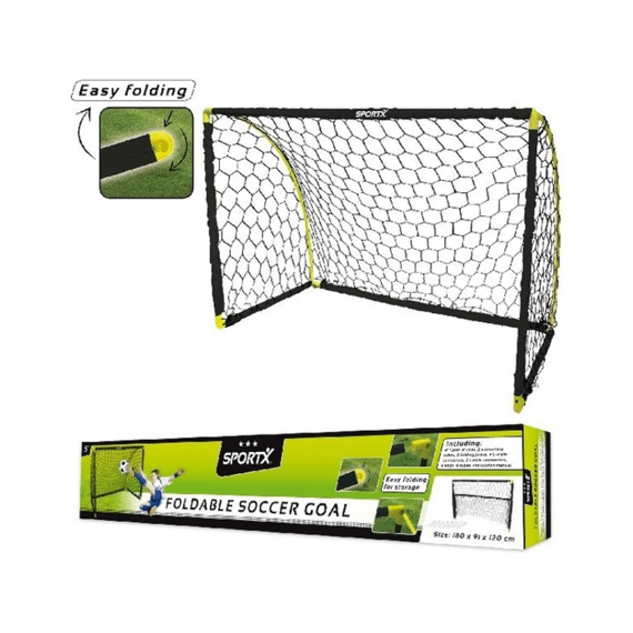 SportX Voetbaldoel plooibaar 180x91x120cm
