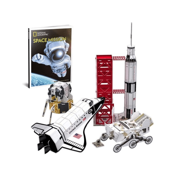CubicFun 3D Puzzel 80st Space Mission National Geopgraphic