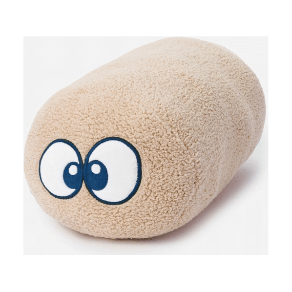 Woody Kussen Tube Teddy Beige