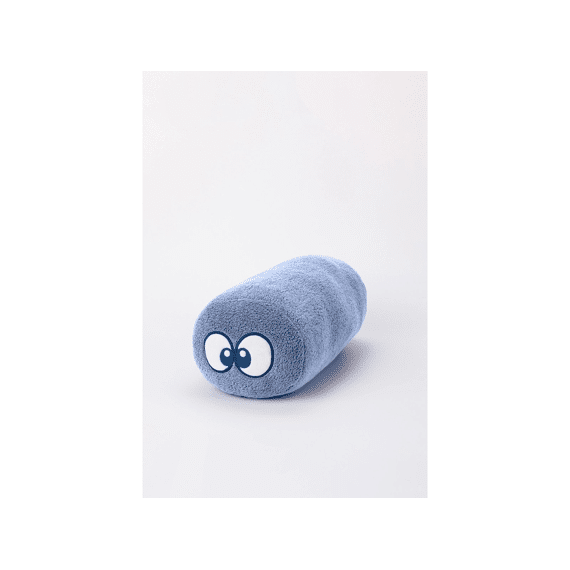 Woody Kussen Tube Teddy Jeansblauw