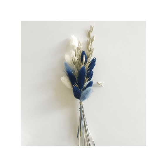 Vis Ta Vie Droogboeketje Pastel Blue 6st 30cm