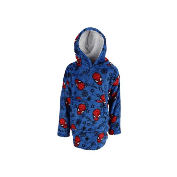 Sweat Poncho Spiderman 7-14 Jaar