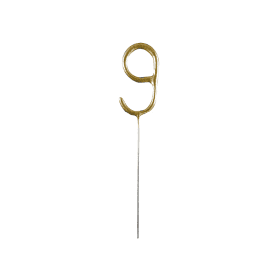 Vuurwerkstokje Goud nr 9