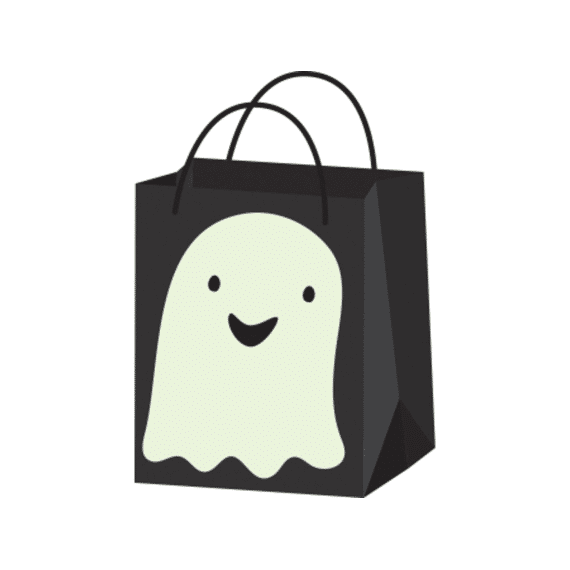 Halloween Feestzakje Ghost Hallo-ween