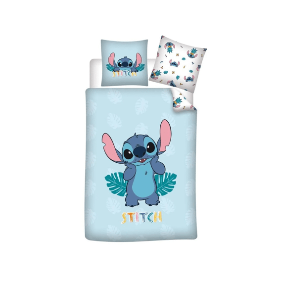 Dekbedovertrek Disney Stitch Blauw 140x200cm+65x65cm