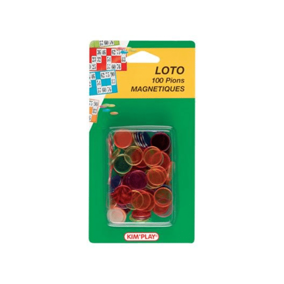 Lotto Kienplaatjes Magnetisch 100st 20357