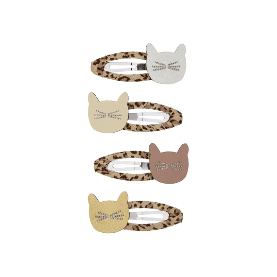 Mimi & Lula Clic Clacs Cute Cat Leopard Print Wild Things