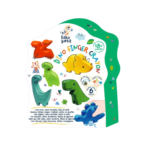 Haku Yoka Waskrijtjes Dino''s 6stuks