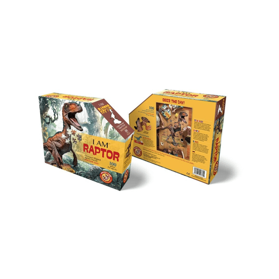 I Am Puzzel Raptor Posterformaat Jr. 100st 29,21x24,13x7,62cm