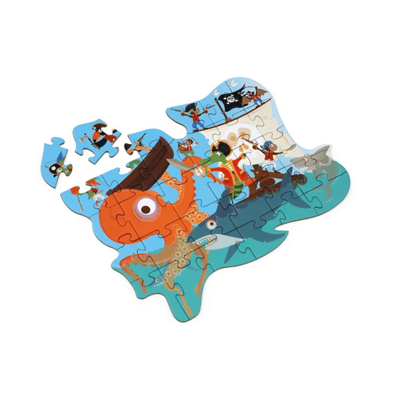 Scratch Puzzel Mini 29st Piraat