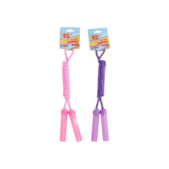 Sun Fun Springtouw Glitter 2,1m Assortiment Prijs Per Stuk