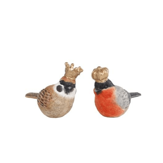 Decoratie Figuur Royal Birds 12x10,5x31cm Assortiment Prijs Per stuk