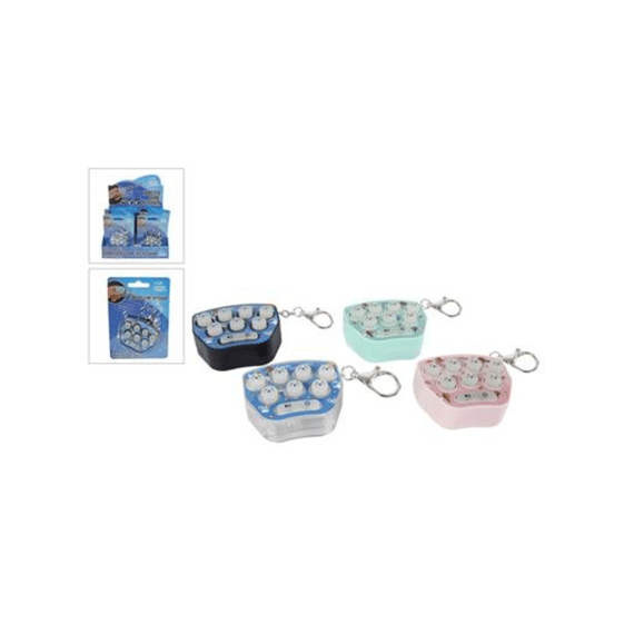 Brain Games Hamster Game Sleutelhanger Met licht en geluid 6cm Assortiment Prijs Per Stuk