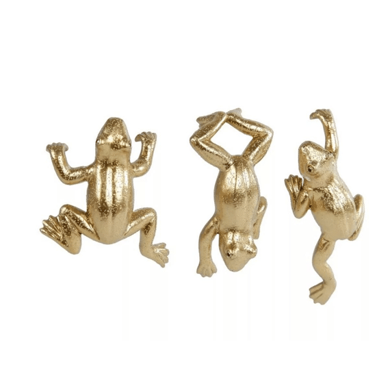 Sculptuur Hanging Frog 6,5x8x3cm Assortiment Prijs Per Stuk