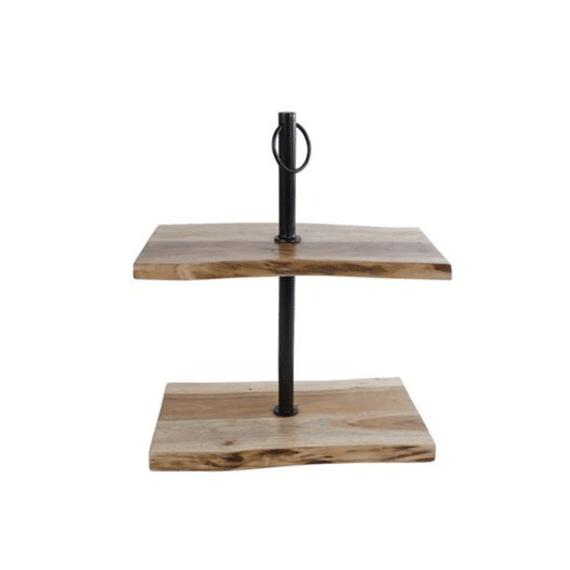 Etagere Nico Natuur Zwart 35,5x20x42cm
