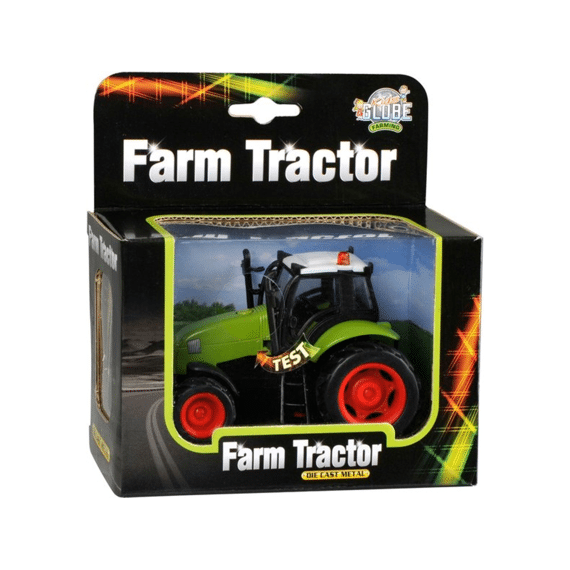 Kids Globe Tractor Licht en Geluid 11cm Assortiment Prijs Per Stuk Prijs Per Stuk