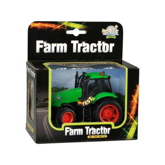 Kids Globe Tractor Licht en Geluid 11cm Assortiment Prijs Per Stuk Prijs Per Stuk