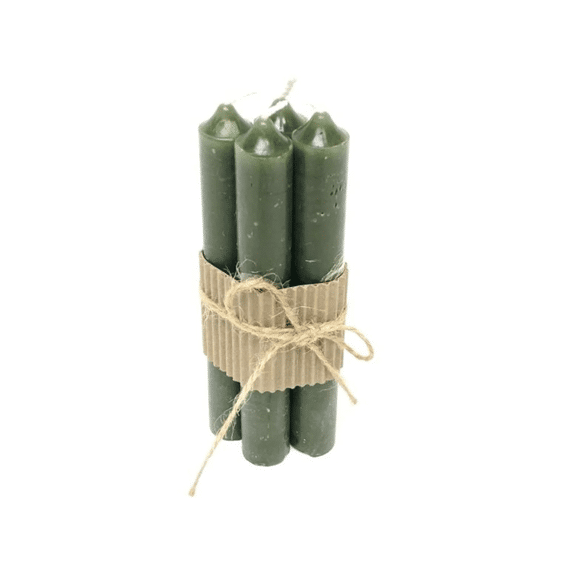 Tafelkaars Ambiance Dennengroen 4st 16cm