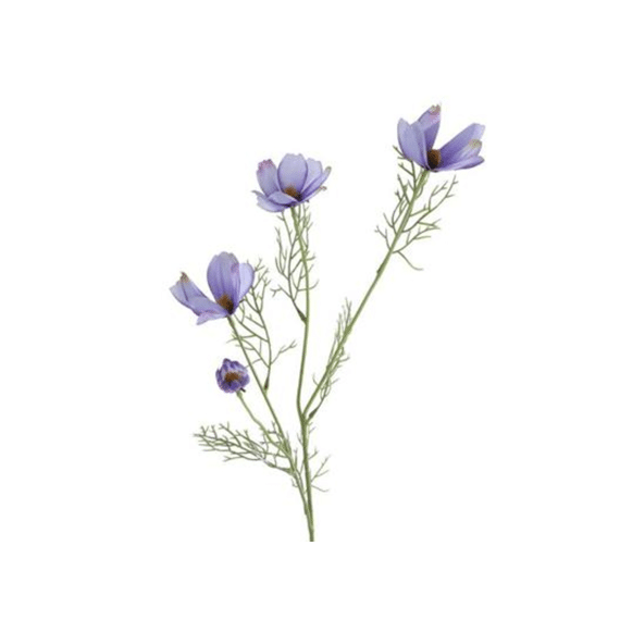 Kunstplant Tak Cosmos Chanel Paars 61cm