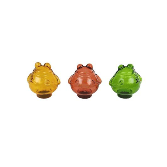 Sculptuur Kikker G/G/O Glas S 9x4,5x10cm Assortiment Prijs Per Stuk