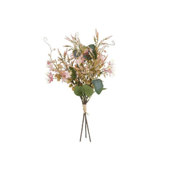 Kunst bloem Prunus - roze zijde 40cm