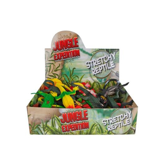 Jungle Expedition Krokodil en Hagedis Assortiment Prijs Per Stuk