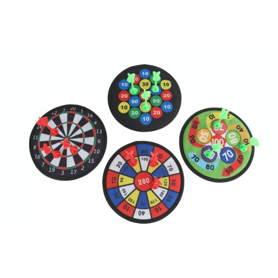 Dartboard met 3 Klittenband Darts 19,5cm Assortiment Prijs Per Stuk
