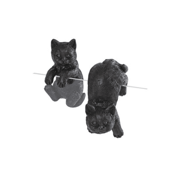 Sculptuur Hanging Cat 5,5x5x9cm Assortiment Prijs Per Stuk