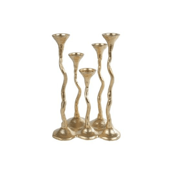 Kandelaar Wesley XL Goud 24x16x35cm