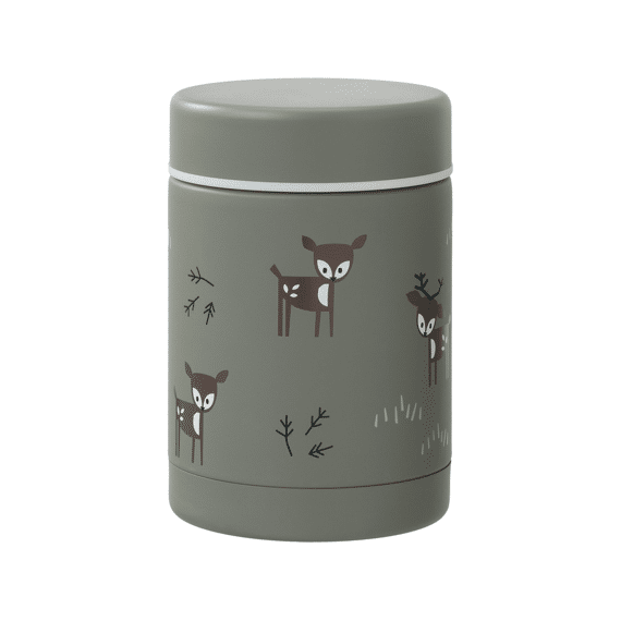 Fresk Food Jar Thermos 300 Ml Deer Olive