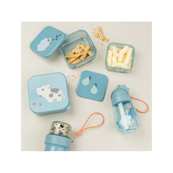 Done by Deer Snack Box 3st Tiny Farm Blue