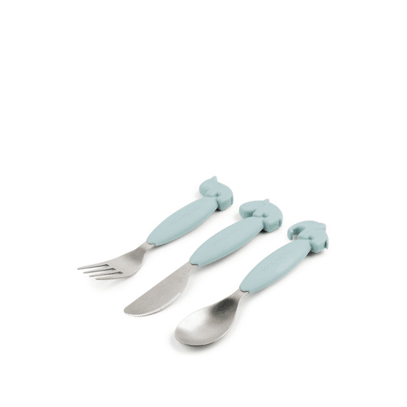 Done by Deer Cutlery Set Easy Grip Deer Friends Blue