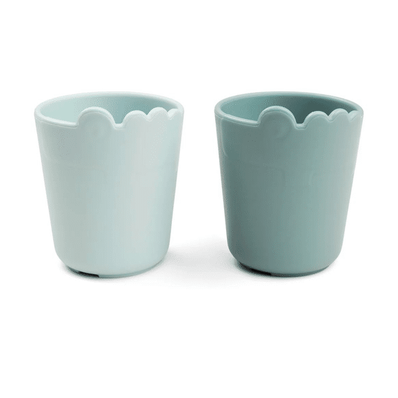 Done by Deer Kiddish Mini Mug 2-Pack Croco Blue