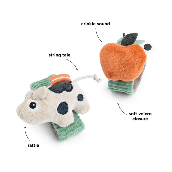 Done By Deer Polsrammelaar 2-pack Dotti Green
