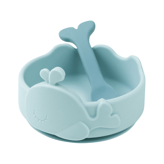 Done by Deer Silicone Stick&Stay Bowl Wally Blue