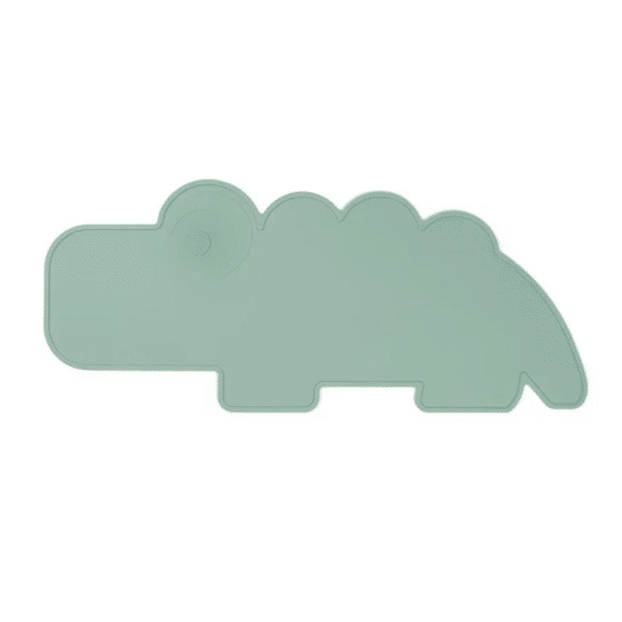 Done by Deer Placemat Silicone Croco Green