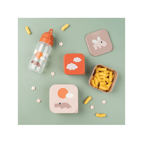 Done by Deer Drinkfles Happy Clouds Papaya