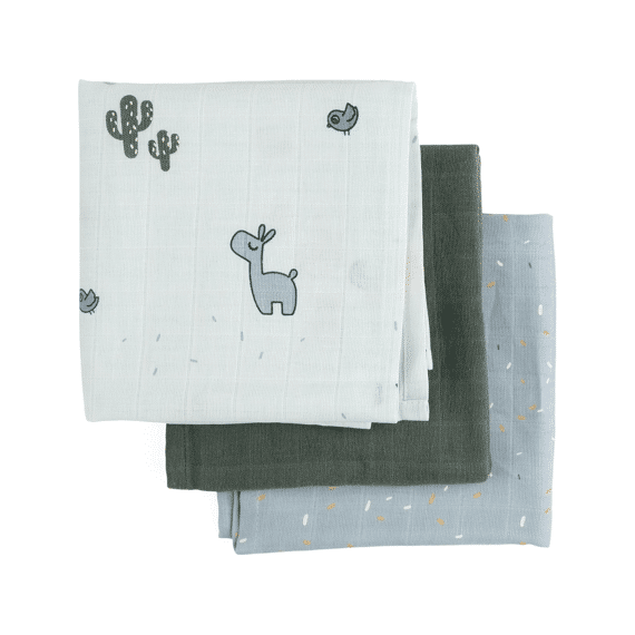 Done by Deer Swaddle 3-Pack 70x70 Lalee Blue