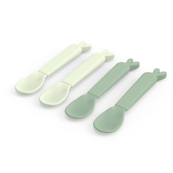 Done by Deer Kiddish Spoonset 4-Pack Lalee Green