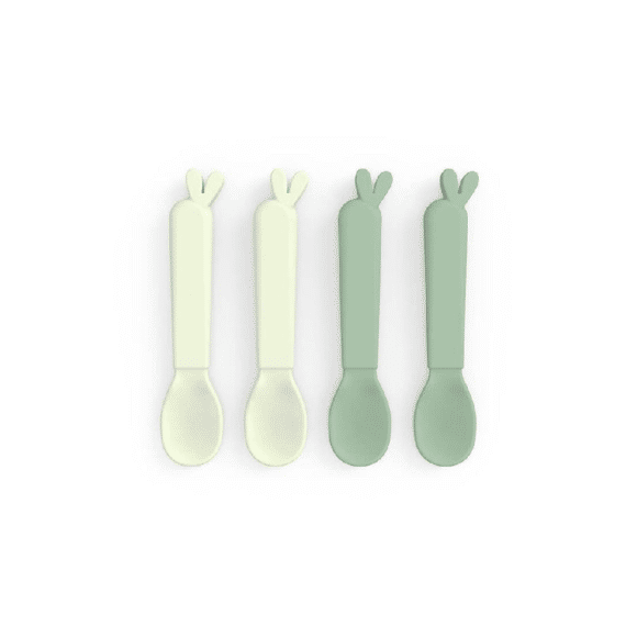 Done by Deer Kiddish Spoonset 4-Pack Lalee Green