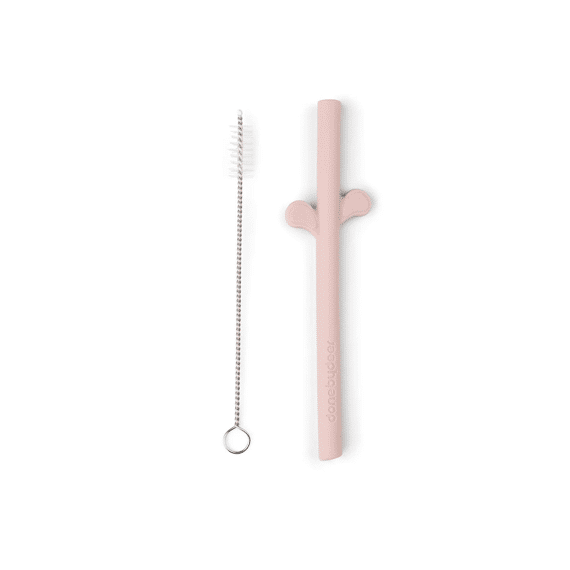 Done by Deer Peekaboo Silicone Straw 5-pack Powder Mix