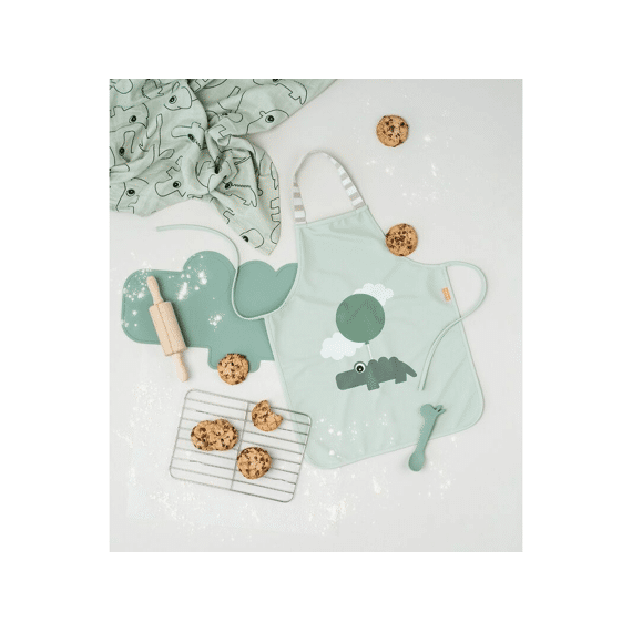 Done By Deer Waterproof Kids Short Happy Clouds Green