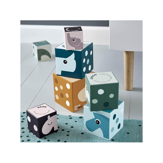 Done By Deer Stacking Cubes Deer Friends Colour Mix
