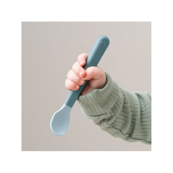 Done by Deer Foodie Easy Grip Lepel 3-pack Blue